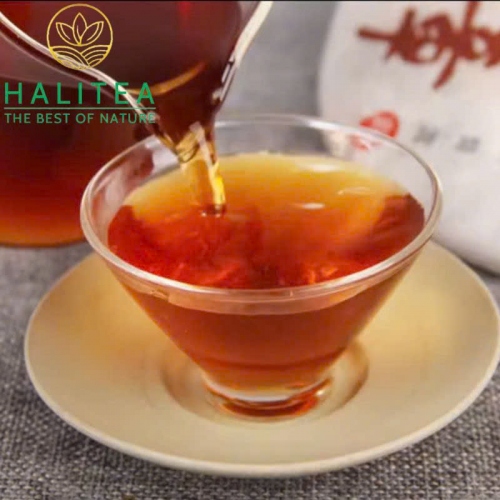 Trà Phổ Nhĩ Chín Lão Ban Chương Bánh 357gr 2003