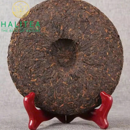 Trà Phổ Nhĩ Chín Lão Ban Chương Cây Cổ Thụ Bánh 357gr
