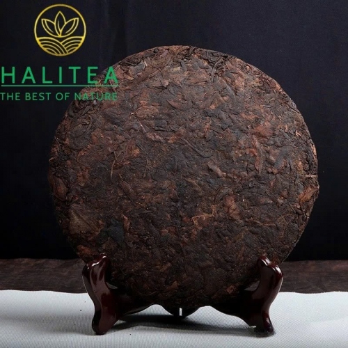 Trà Phổ Nhĩ Chín Lão Ban Chương Dã Sinh Lão Bính 2008 – Bánh 357g