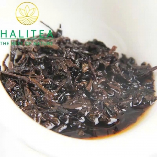 Trà Phổ Nhĩ Chín (Long Yuan Hao) Long Nguyên Hào 2016 Sơn Dã Đại Thụ – Bánh 380g