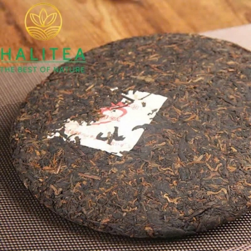 Trà Phổ Nhĩ Chín (Long Yuan Hao) Long Nguyên Hào 2016 Sơn Dã Đại Thụ – Bánh 380g