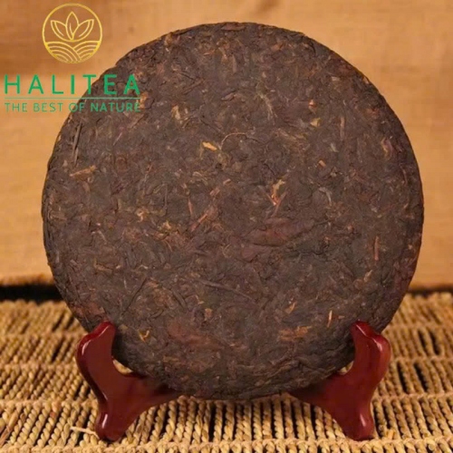 Trà Phổ Nhĩ Chín Mãnh Hải Bánh 357gr