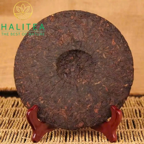 Trà Phổ Nhĩ Chín Mãnh Hải Bánh 357gr