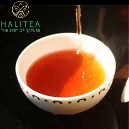 Trà Phổ Nhĩ Chín Mãnh Hải Bánh 357gr