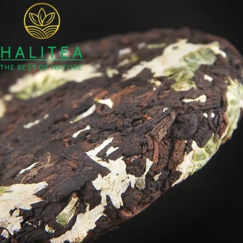 Trà Phổ Nhĩ Chín Mãnh Hải Ướp Hoa Cúc - Bánh 100g