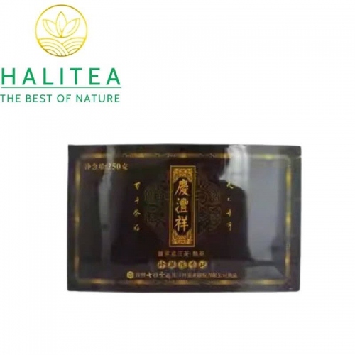Trà Phổ Nhĩ Chín (Qing Feng Xiang) Thanh Phong Tường 2019 – Gạch 250g
