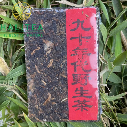 Trà Phổ Nhĩ Chín Thập Niên 1990 Cổ Thụ Ban Chương Mãnh Hải – Trà Gạch 250g