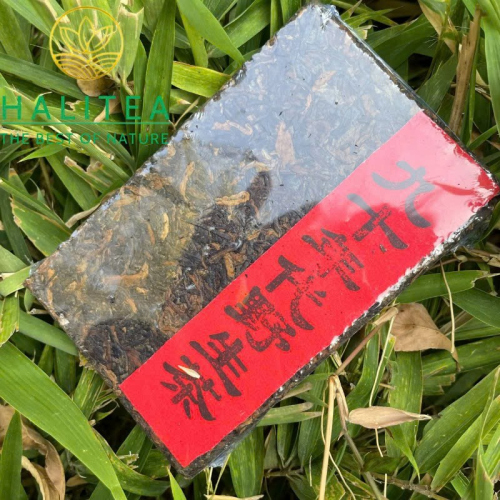 Trà Phổ Nhĩ Chín Thập Niên 1990 Cổ Thụ Ban Chương Mãnh Hải – Trà Gạch 250g