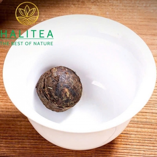 Trà Phổ Nhĩ Chín Tiểu Kim Đà Hương Nếp – Hộp Quà Cát Tường 300g