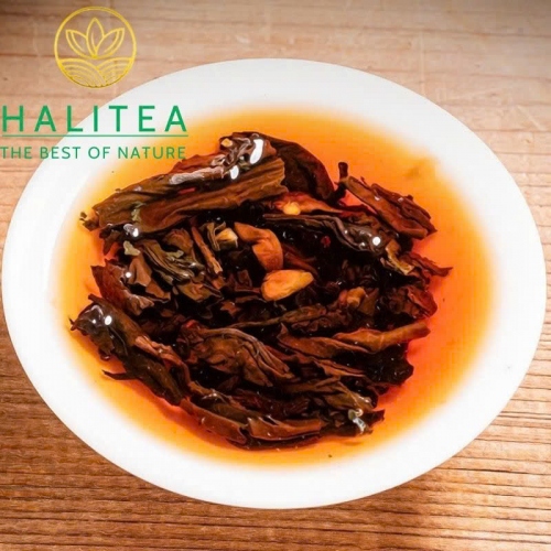 Trà Phổ Nhĩ Chín Tiểu Kim Đà Hương Nếp – Hộp Quà Cát Tường 300g