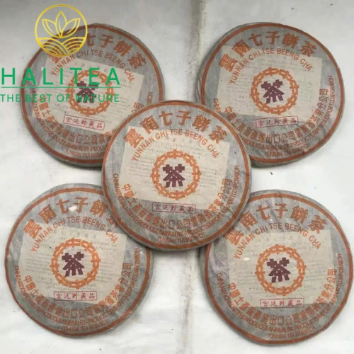 Trà Phổ Nhĩ Chín Trung Trà Tử Ấn 1998 Cung Đình Cống Bính 357g