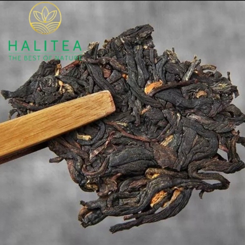Trà Phổ Nhĩ Chín Cổ Thụ Điền Hồng Vân Nam - Bánh 357g