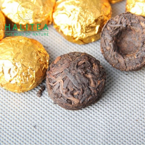 Trà Phổ Nhĩ Chín Viên Cao Cấp 75g