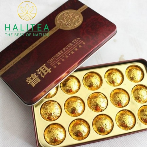 Trà Phổ Nhĩ Chín Viên Cao Cấp 75g