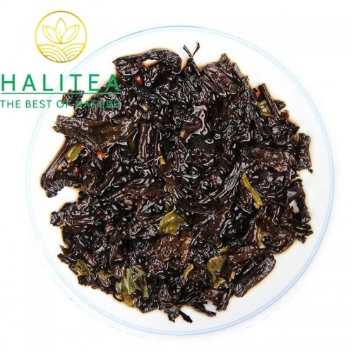 Trà Phổ Nhĩ Chín Viên Ướp Hoa Nhài Hũ 100g