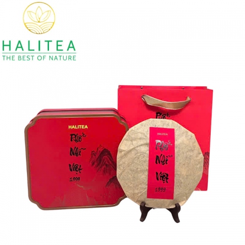 Trà Phổ Nhĩ Chín Việt Năm 1999 - Bánh Trà Cổ Thụ 25 Năm Tuổi 357gr