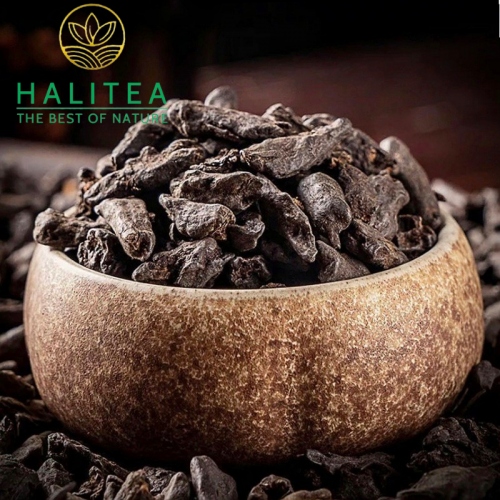 Trà Phổ Nhĩ Hóa Thạch Hộp Thiếc 200Gr