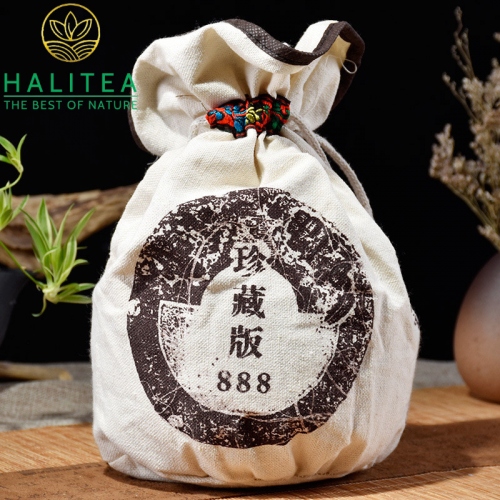 Trà Phổ Nhĩ Hóa Thạch Thùng Gỗ Cao Cấp 500gr