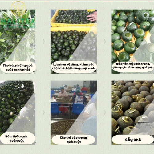 Trà Phổ Nhĩ Quýt Cao Cấp Thùng Gỗ 500gr