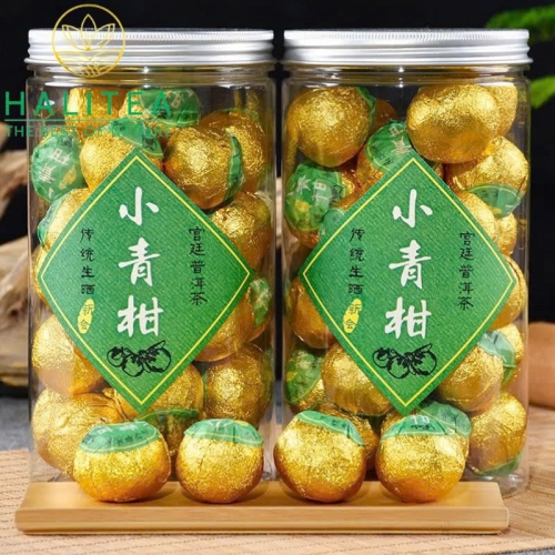 Trà Phổ Nhĩ Quýt - Tiểu Thanh Cam Hũ Pet Nhựa 250gr