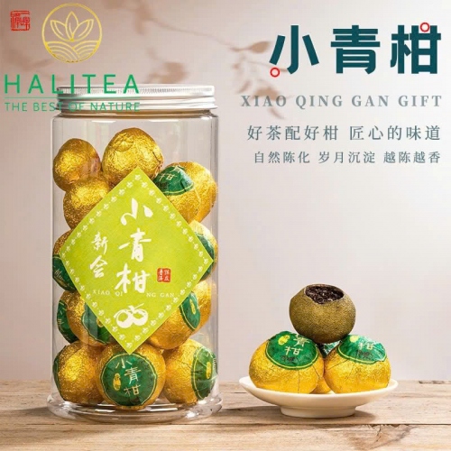 Trà Phổ Nhĩ Quýt - Tiểu Thanh Cam Hũ Pet Nhựa 250gr
