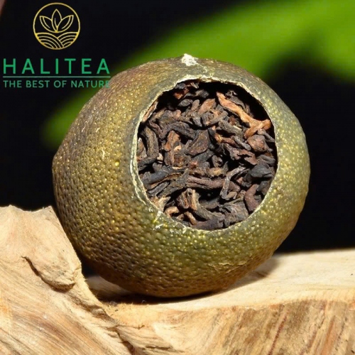 Trà Phổ Nhĩ Quýt - Tiểu Thanh Cam Hũ Pet Nhựa 250gr