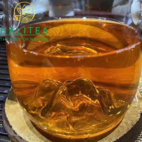 Trà Phổ Nhĩ Sống (Ba Jiao Ting) 0840 Bát Giác Đình Lê Minh 2008 – Bánh 357g