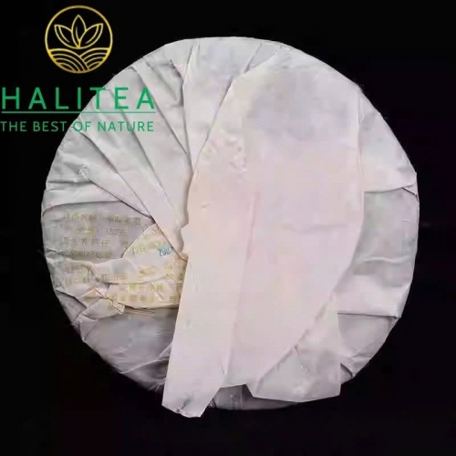 Trà Phổ Nhĩ Sống (Ba Jiao Ting) Bát Giác Đình Lê Minh 2007 – Bánh 357g