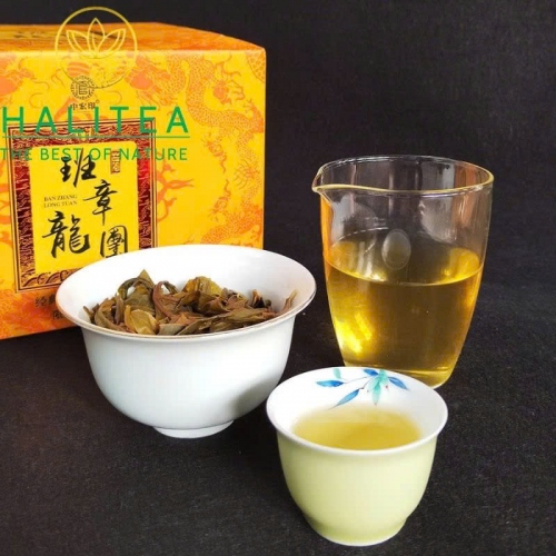 Trà Phổ Nhĩ Sống Ban Chương Long Đoàn Kim Qua 1000g