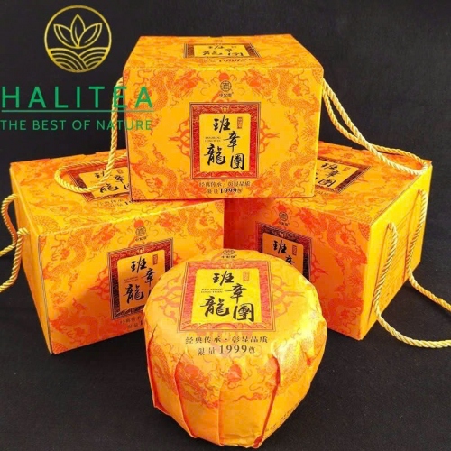 Trà Phổ Nhĩ Sống Ban Chương Long Đoàn Kim Qua 1000g