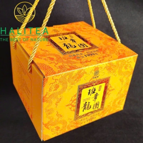 Trà Phổ Nhĩ Sống Ban Chương Long Đoàn Kim Qua 1000g
