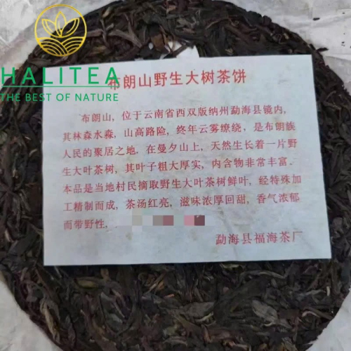 Trà Phổ Nhĩ Sống Bố Lãng Sơn Đại Thụ 2005 – Phúc Hải Trà Xưởng 357g
