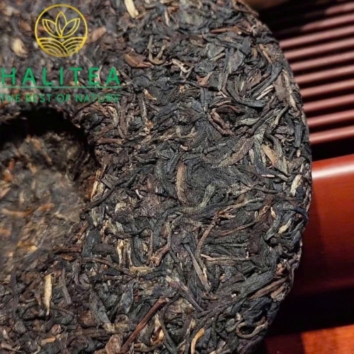 Trà Phổ Nhĩ Sống (Chen Sheng Hao) Trần Thịnh Hào Đại Lam Ấn 2008 – Bánh 400g