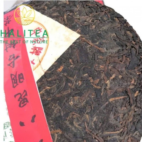 Trà Phổ Nhĩ Sống Cổ Kim Hoa Trung Trà (Zhongcha) 1988 Côn Minh 357g
