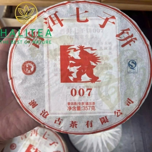 Trà Phổ Nhĩ Sống Cổ Lan Thương 007 (Lancang Gucha) Cảnh Mại Sơn 2013 – Bánh 357g