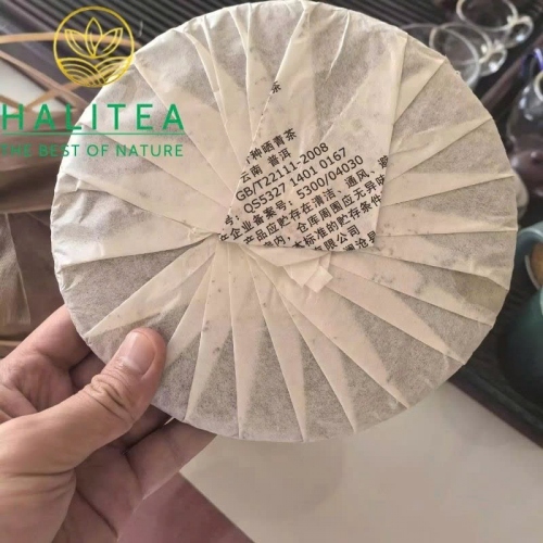 Trà Phổ Nhĩ Sống Cổ Lan Thương 007 (Lancang Gucha) Cảnh Mại Sơn 2013 – Bánh 357g