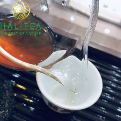 Trà Phổ Nhĩ Sống Cổ Thụ Nghĩa Ô Hiệu Trung Trà 2005 – Bánh 357g
