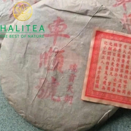 Trà Phổ Nhĩ Sống Cổ Xa Thuận Hào (Che Shun Hao) 1980s – Bánh 357g
