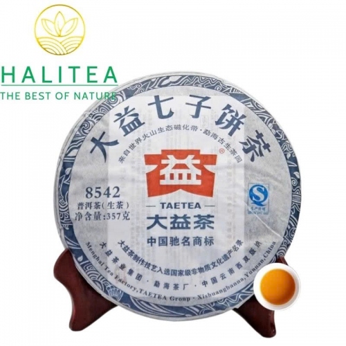 Trà Phổ Nhĩ Sống Đại Ích (Dayi – 8542) 2013 – Bánh 357g