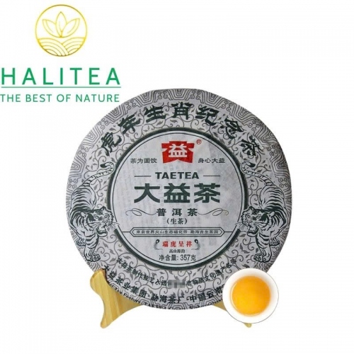 Trà Phổ Nhĩ Sống Đại Ích TAETEA “Hổ Bính” 2010 – Bánh 357g