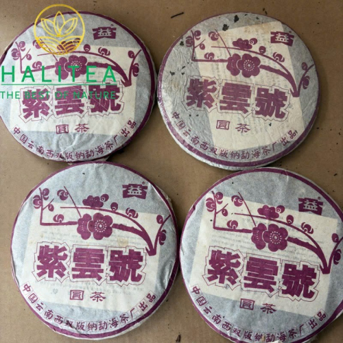 Trà Phổ Nhĩ Sống Đại Ích Tử Vân Hiệu 2003 – Mãnh Hải Trà Xưởng 357g