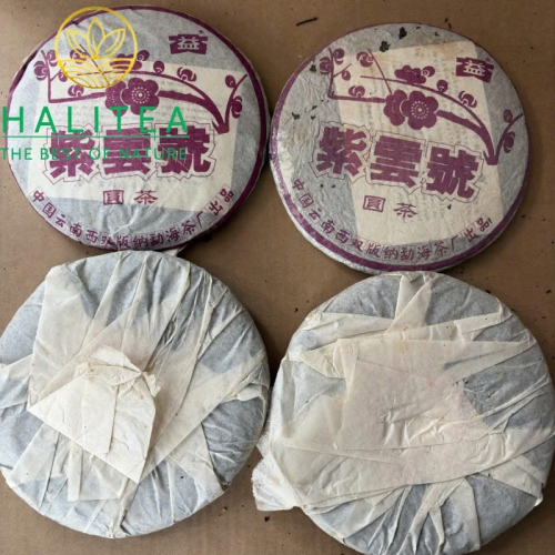 Trà Phổ Nhĩ Sống Đại Ích Tử Vân Hiệu 2003 – Mãnh Hải Trà Xưởng 357g