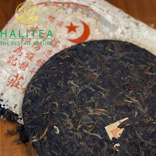 Trà Phổ Nhĩ Sống (Ding Xing Hao) 1980s Đỉnh Hưng Hiệu – Bánh 357g