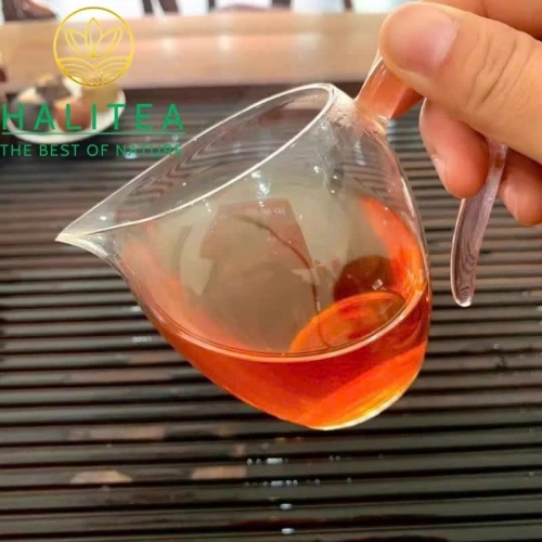 Trà Phổ Nhĩ Sống Hiệu Con Tượng 2003 – Hãng Trà Trần Khoan Ký Sài Gòn Chợ Lớn – Bánh 357g