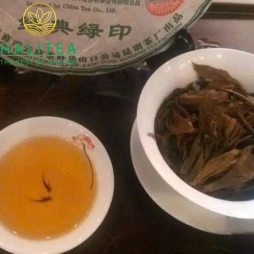 Trà Phổ Nhĩ Sống Hiệu Trung Trà Dòng Ấn Xanh Cổ Điển 2007