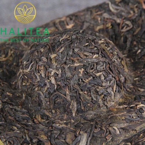 Trà Phổ Nhĩ Sống Kim Nguyên Bảo Thỏi Vàng Cổ 1kg