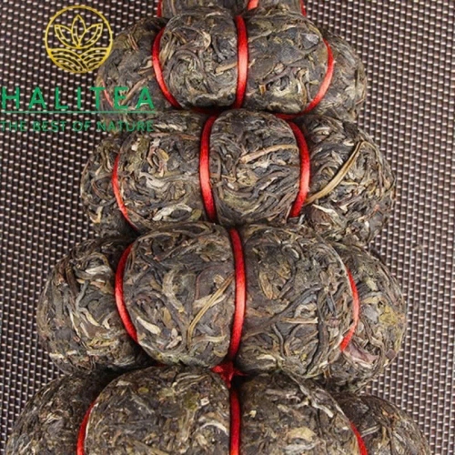 Trà Phổ Nhĩ Sống Kim Qua Cống Trà – Kim Tháp Cát Tường 1kg