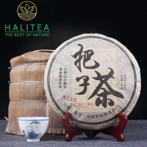 Trà Phổ Nhĩ Sống Lá To Băng Đảo Vân Nam 400g