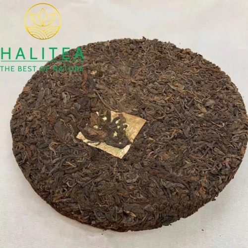 Trà Phổ Nhĩ Sống Lam Tiêu (Song Pin Hao - Blue Label) 1930s Trung Hoa Dân Quốc - Bánh 357g