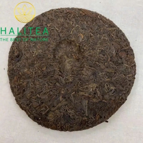 Trà Phổ Nhĩ Sống Lam Tiêu (Song Pin Hao - Blue Label) 1930s Trung Hoa Dân Quốc - Bánh 357g
